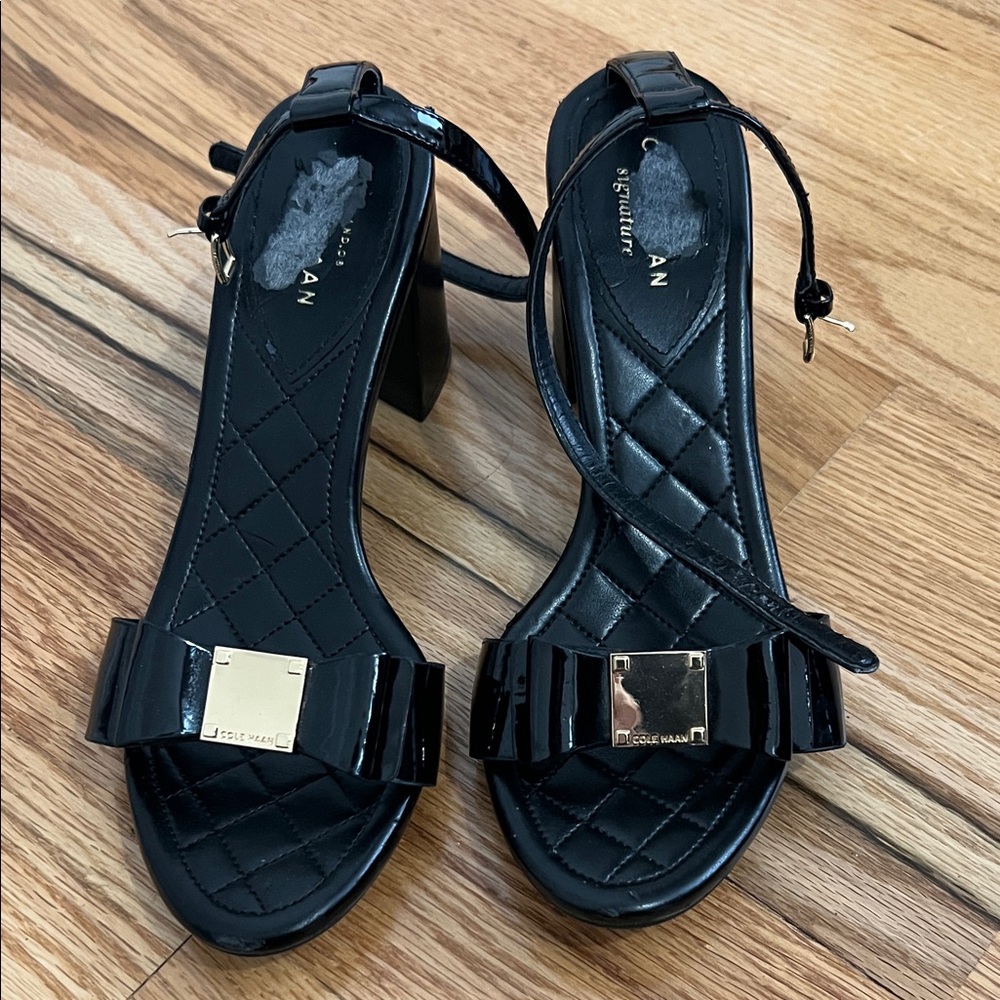 Cole Haan Signature Black Patent Leather Heels